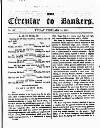 Bankers' Circular Friday 25 February 1831 Page 1