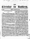 Bankers' Circular Friday 18 March 1831 Page 1