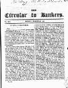 Bankers' Circular Friday 25 March 1831 Page 1