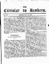 Bankers' Circular