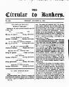 Bankers' Circular