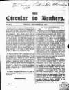 Bankers' Circular Friday 30 December 1831 Page 1