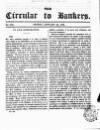 Bankers' Circular Friday 20 January 1832 Page 1
