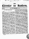 Bankers' Circular Friday 03 February 1832 Page 1