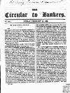 Bankers' Circular Friday 10 February 1832 Page 1