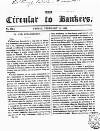 Bankers' Circular Friday 17 February 1832 Page 1