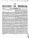 Bankers' Circular