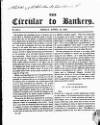 Bankers' Circular