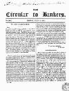 Bankers' Circular