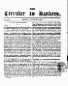 Bankers' Circular Friday 04 October 1833 Page 1