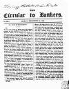 Bankers' Circular