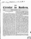 Bankers' Circular Friday 17 January 1834 Page 1