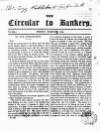 Bankers' Circular Friday 07 March 1834 Page 1