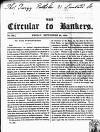 Bankers' Circular