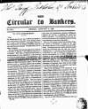 Bankers' Circular Friday 02 January 1835 Page 1