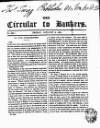 Bankers' Circular Friday 09 January 1835 Page 1