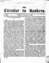 Bankers' Circular Friday 22 January 1836 Page 1