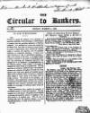 Bankers' Circular Friday 04 March 1836 Page 1