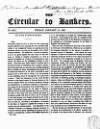 Bankers' Circular Friday 13 January 1837 Page 1