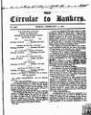 Bankers' Circular Friday 03 February 1837 Page 1