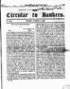 Bankers' Circular Friday 03 March 1837 Page 1