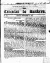 Bankers' Circular Friday 15 December 1837 Page 1