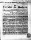 Bankers' Circular Friday 09 March 1838 Page 1