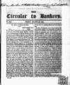 Bankers' Circular Friday 23 March 1838 Page 1