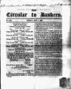 Bankers' Circular Friday 04 May 1838 Page 1