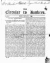 Bankers' Circular Friday 03 January 1840 Page 1