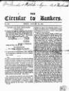Bankers' Circular Friday 24 January 1840 Page 1