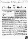 Bankers' Circular Friday 07 February 1840 Page 1