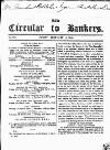 Bankers' Circular Friday 14 February 1840 Page 1