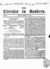 Bankers' Circular Friday 13 March 1840 Page 1