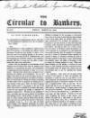 Bankers' Circular Friday 20 March 1840 Page 1