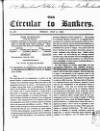 Bankers' Circular Friday 03 July 1840 Page 1