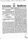 Bankers' Circular Friday 23 October 1840 Page 1