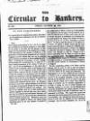 Bankers' Circular Friday 30 October 1840 Page 1