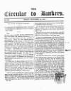 Bankers' Circular