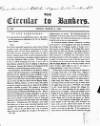 Bankers' Circular