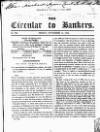 Bankers' Circular