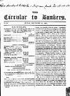 Bankers' Circular Friday 20 December 1844 Page 1