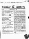 Bankers' Circular Friday 07 August 1846 Page 1