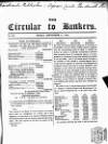 Bankers' Circular Friday 11 September 1846 Page 1