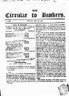 Bankers' Circular Friday 28 May 1847 Page 1