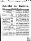 Bankers' Circular Friday 11 February 1848 Page 1