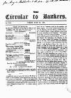 Bankers' Circular Friday 23 June 1848 Page 1