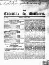 Bankers' Circular Friday 07 July 1848 Page 1