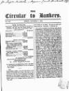 Bankers' Circular Friday 06 October 1848 Page 1