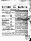 Bankers' Circular Friday 05 January 1849 Page 1